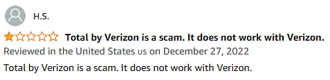 a screenshot of a fake Amazon review about a phone